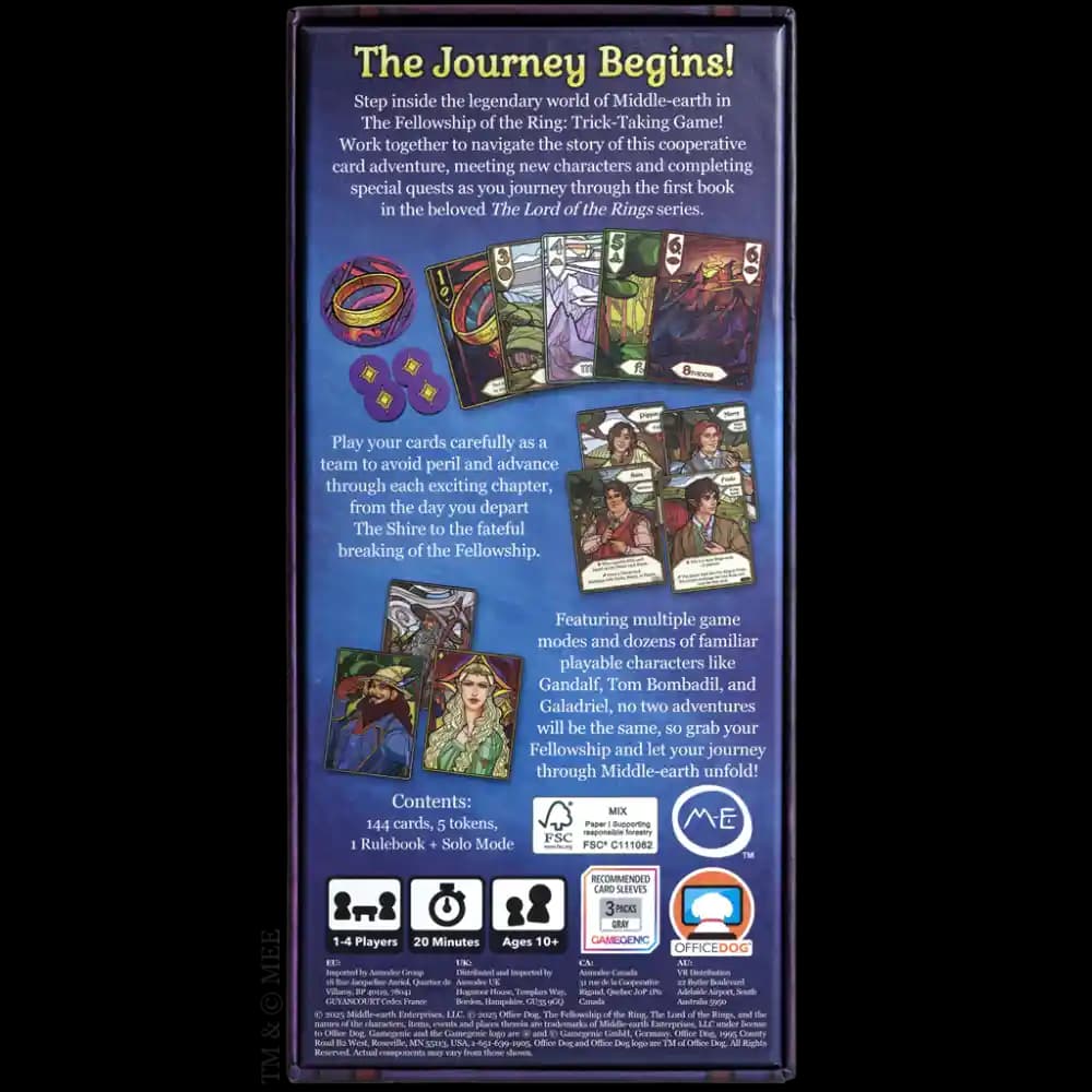 The Fellowship of the Ring Trick Taking Game