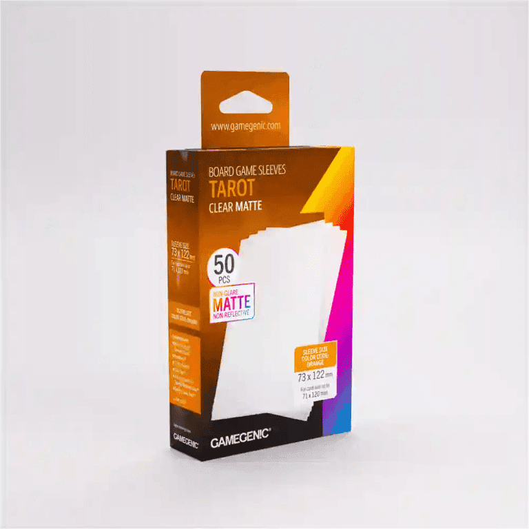 GameGenic Matte Board Game Sleeves - Orange Tarot 73 x 122 mm (50)