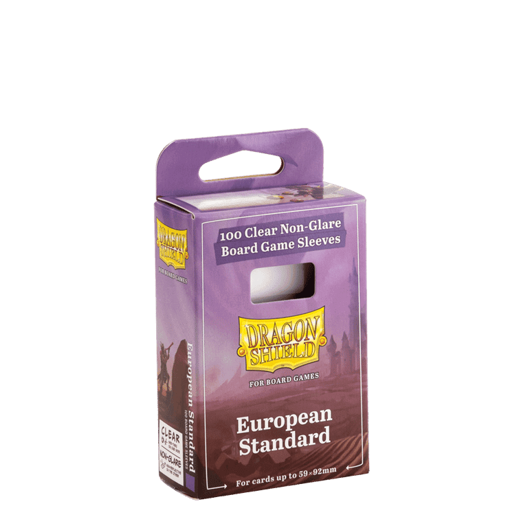 Dragon Shield Board Game Non-glare European Standard Sleeves 59 x 92 mm (100x)