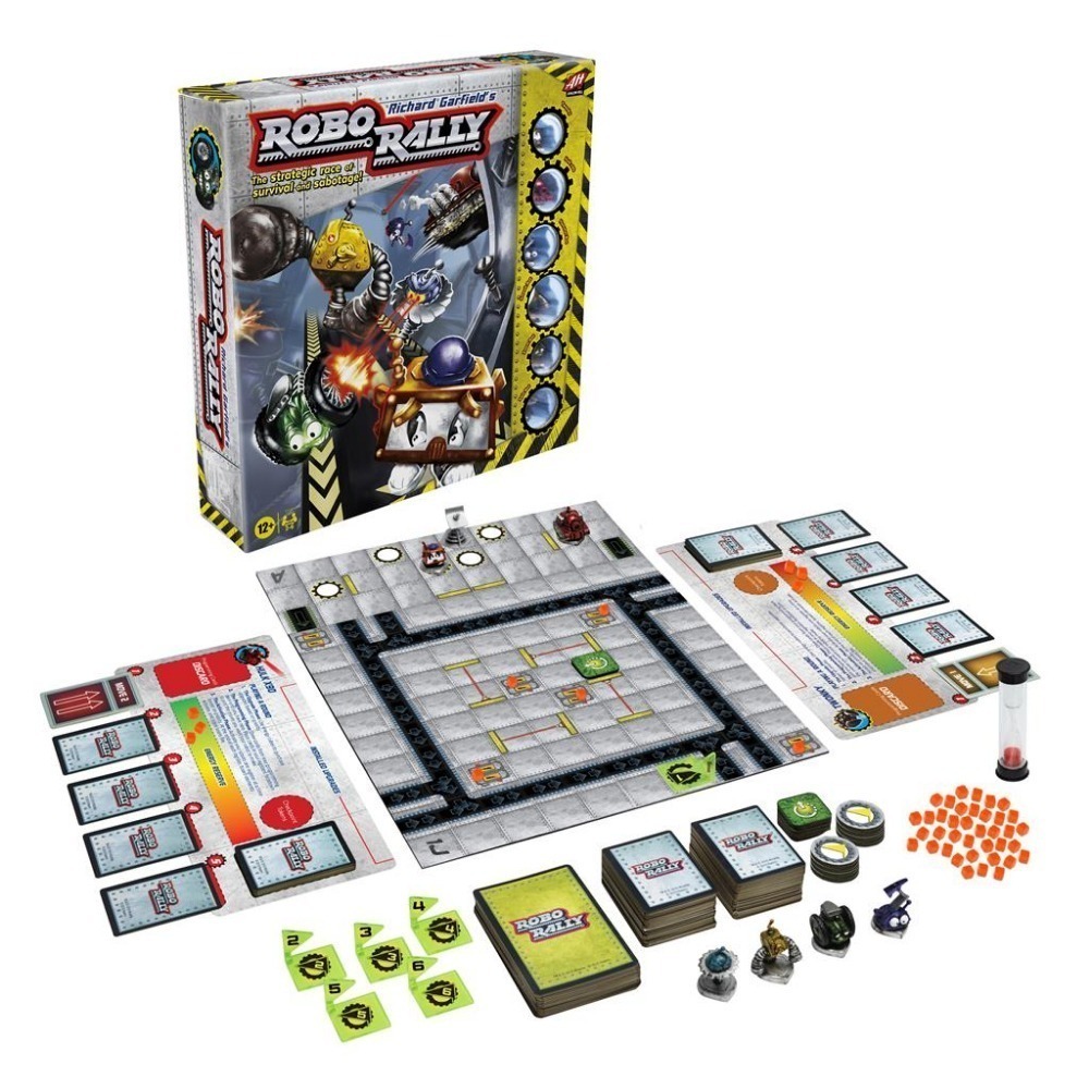 Hasbro Gaming Avalon Hill Robo Rally - Gioco Da Tavolo Strategico Di Corse Di Robot Per 2-6 Giocatori, Dai 12 Anni
