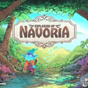 Voorkant van het spel Explorers of Navoria