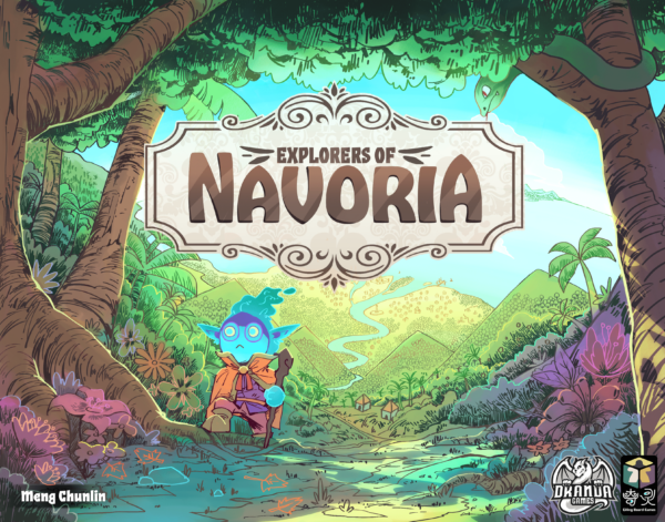 Voorkant van het spel Explorers of Navoria