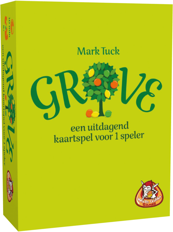 Voorkant van het 1 speler spel Grove