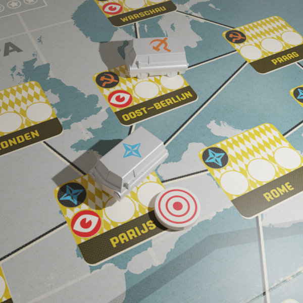 Detailfoto van het bordspel Pandemic Legacy Seizoen 0